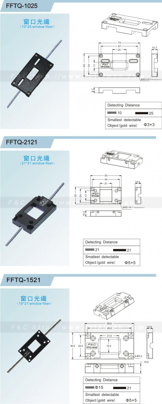 120mm Fenster-Faser-Optik-Sensor-Durch-Strahln-reflektierender fallender Gegenstand, der Sensor zählt
