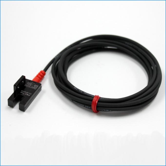 5V kerbte optischen Abfragungsnpn NO.NC R-förmigen Mikrofoto-Schalter des Sensor-5mm